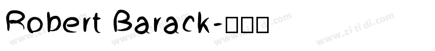 Robert Barack字体转换
